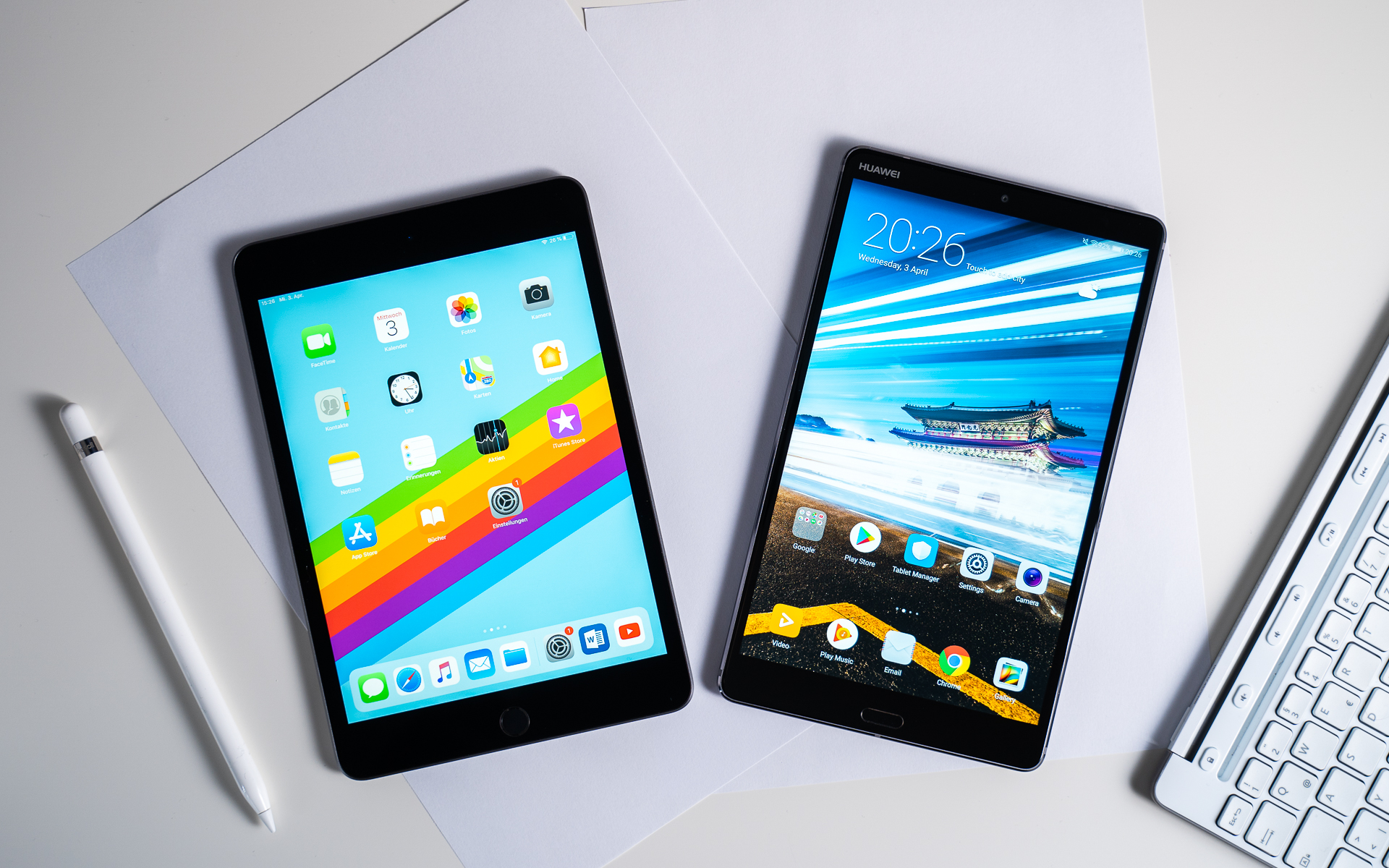 iPad Mini 2019 vs Huawei MediaPad M5 8 comparison
