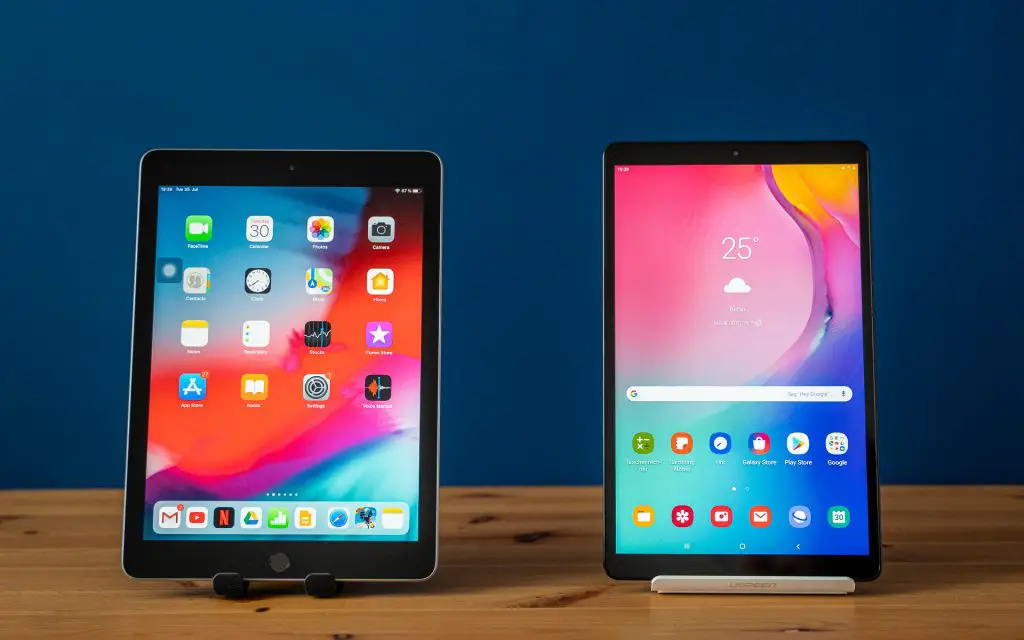 iPad vs Galaxy Tab A 2019 comparison