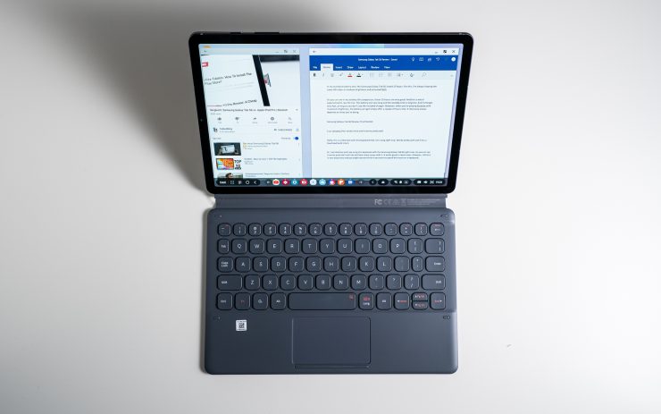 Samsung Galaxy Tab S6 with Book Cover Keyboard
