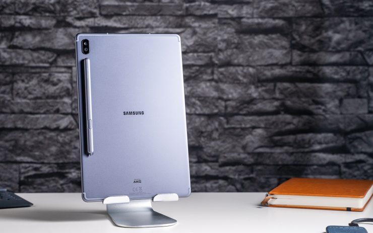 Samsung Galaxy Tab S6 back with S Pen