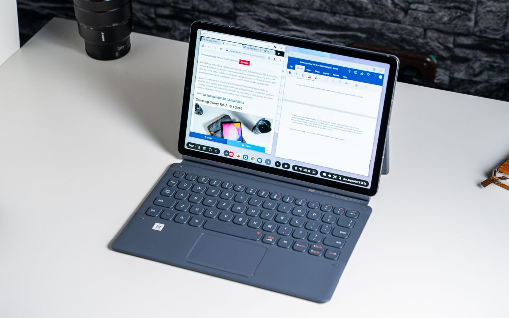 Funda de teclado para la Samsung Galaxy Tab S6