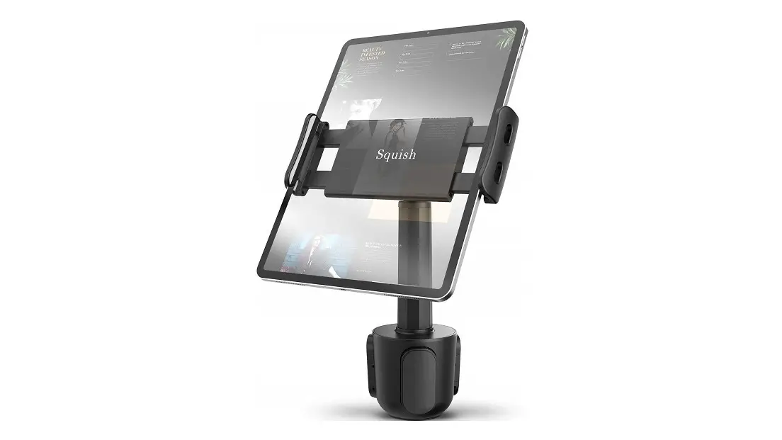 APPS2Car Adjustable Cup Holder iPad & Tablet Mount Holder for Car