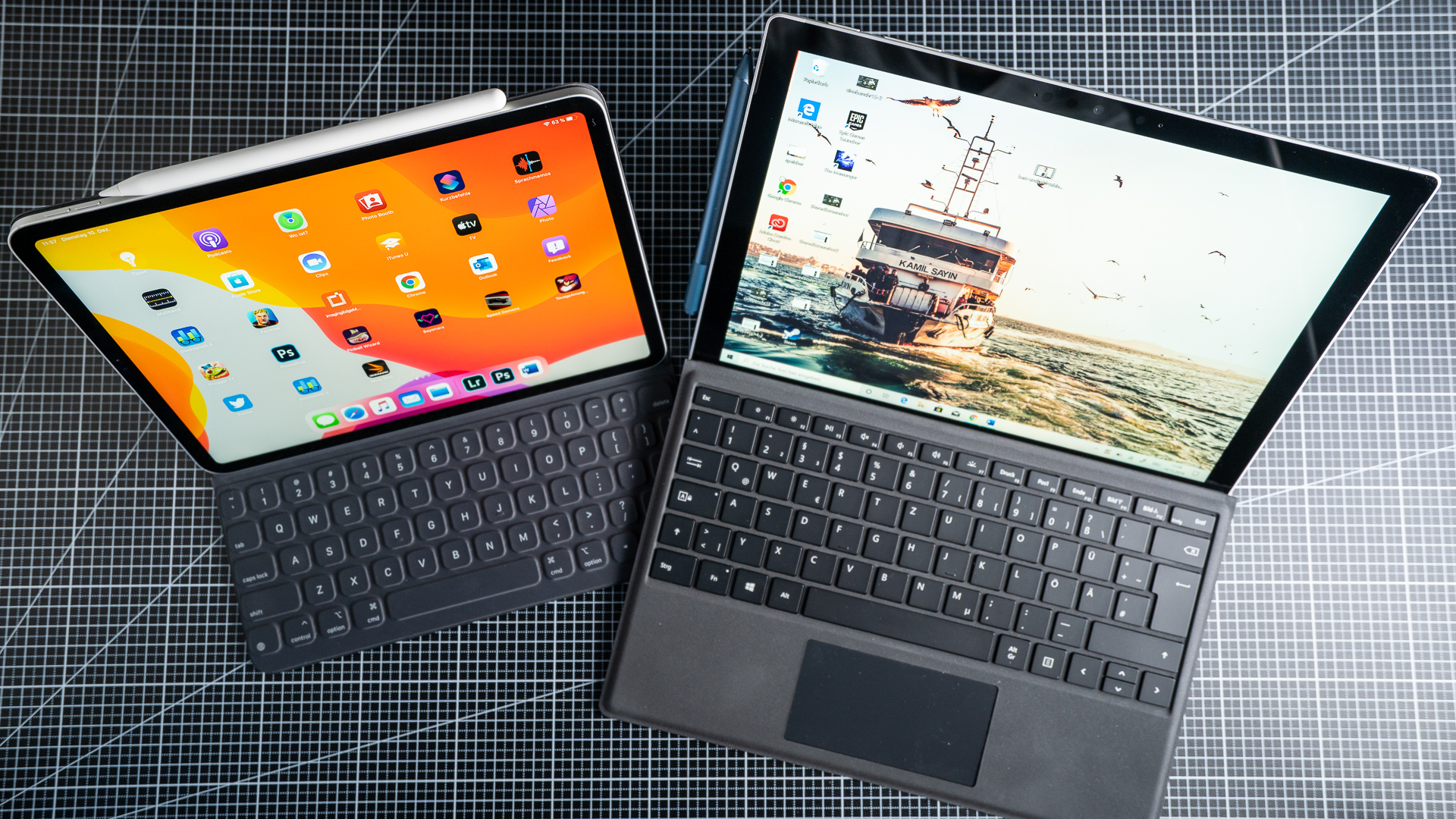 Microsoft Surface Pro 7 vs. Apple iPad Pro Comparison