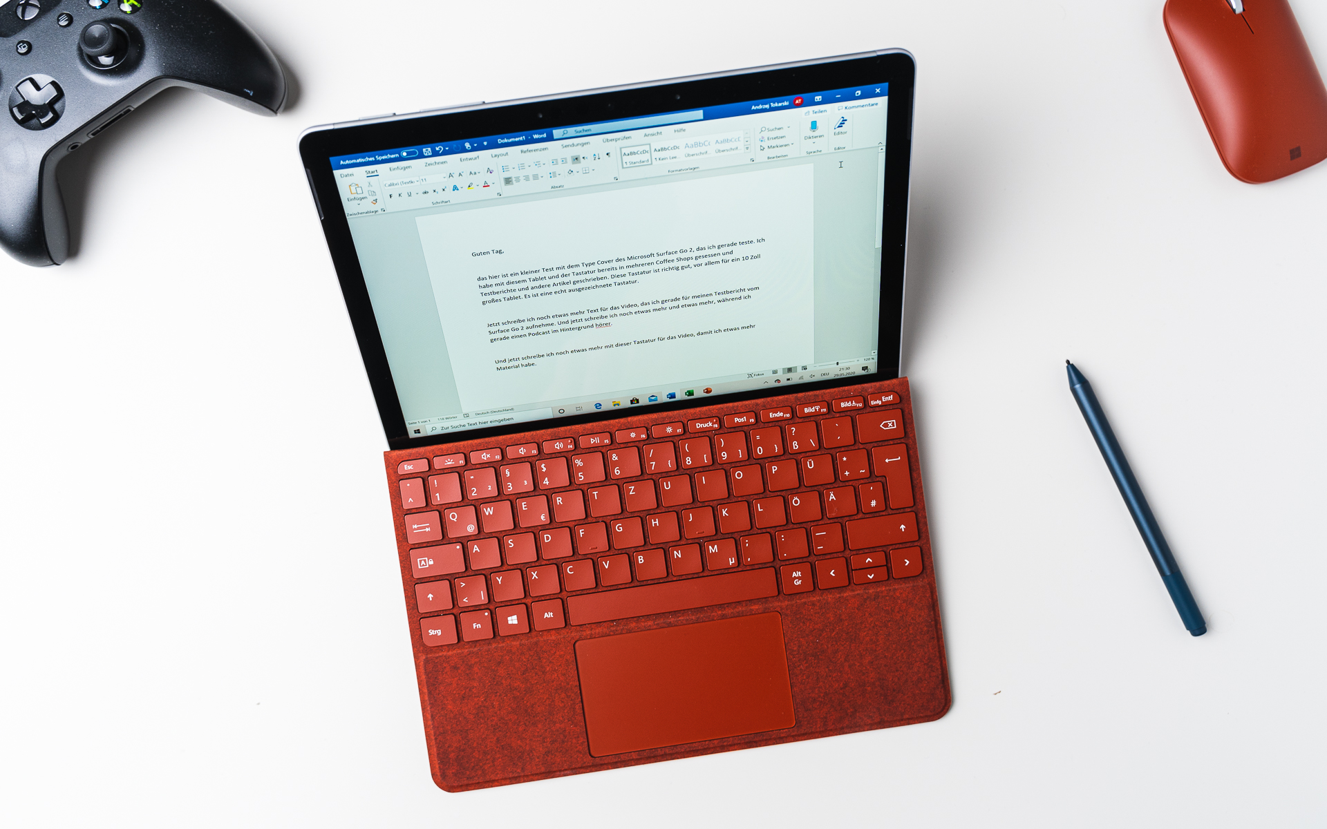 Microsoft Surface Go 2 office work