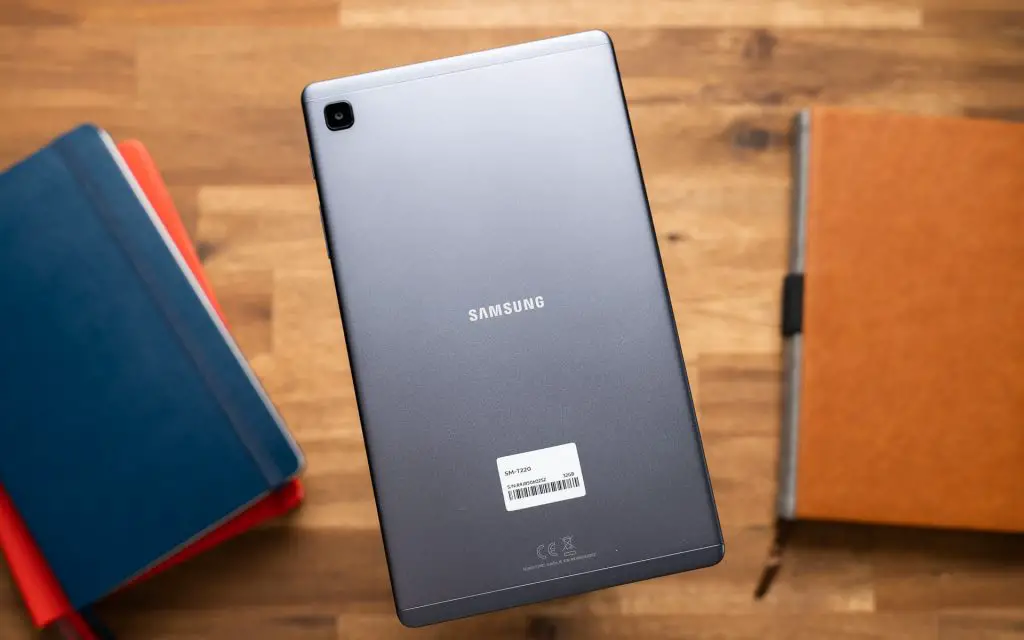 Samsung Galaxy Tab A7 Lite design