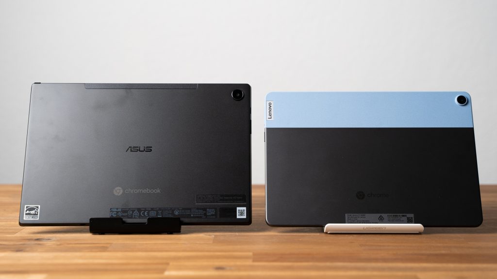 Lenovo Duet Chromebook vs. ASUS Chromebook CM3 design