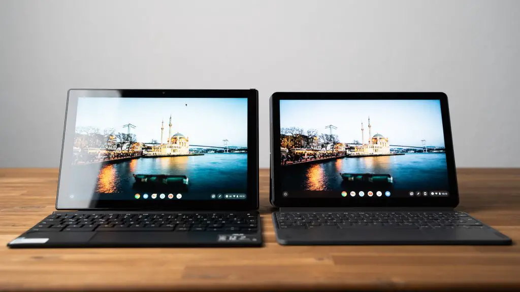 Lenovo Duet Chromebook vs. ASUS Chromebook CM3 keyboards