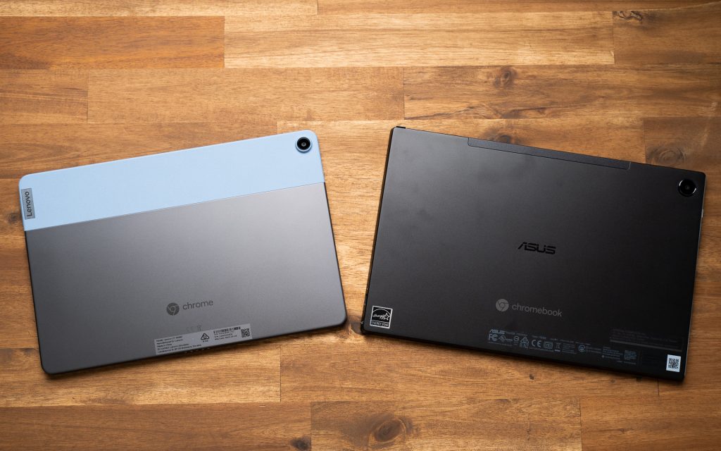 Lenovo Duet Chromebook vs. ASUS Chromebook CM3 tablets