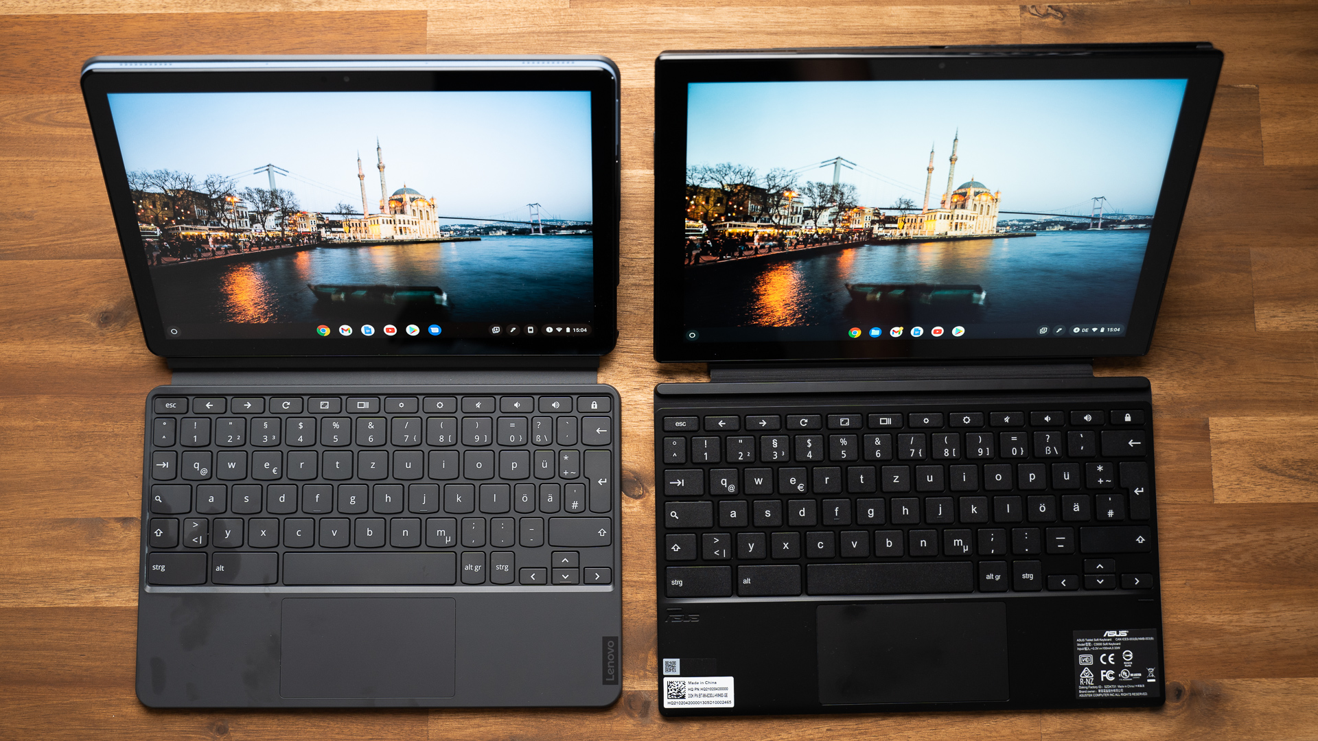 Lenovo Duet Chromebook vs. ASUS Chromebook CM3