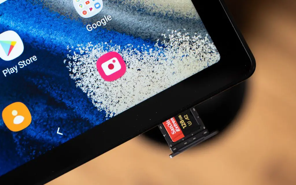 Samsung Galaxy Tab A8 microSD