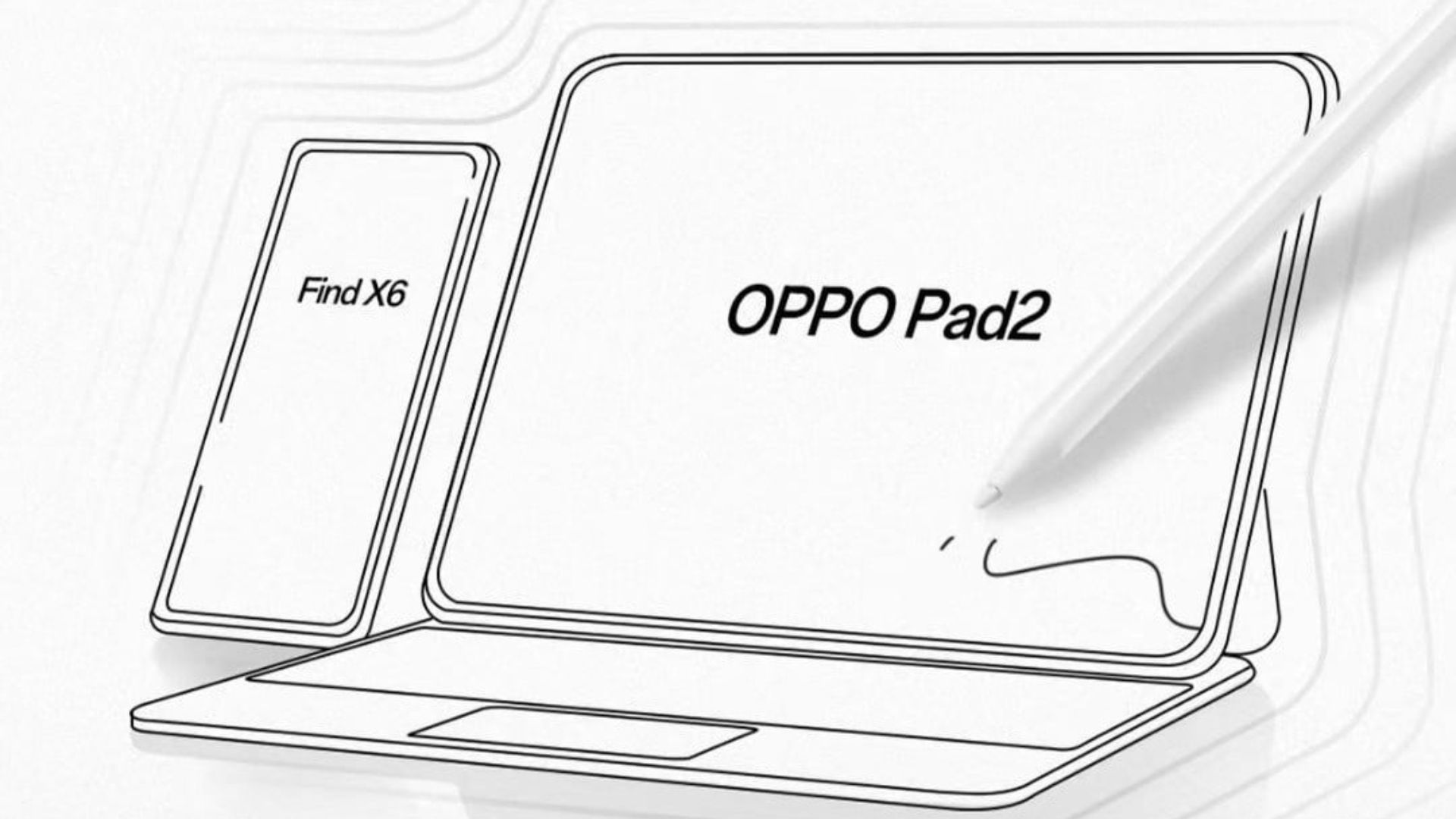 OPPO Pad 2 keyboard and stylus