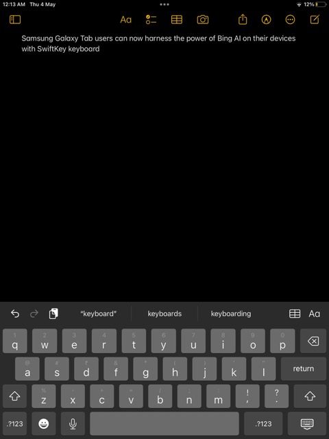 paste text on ipad clipboard