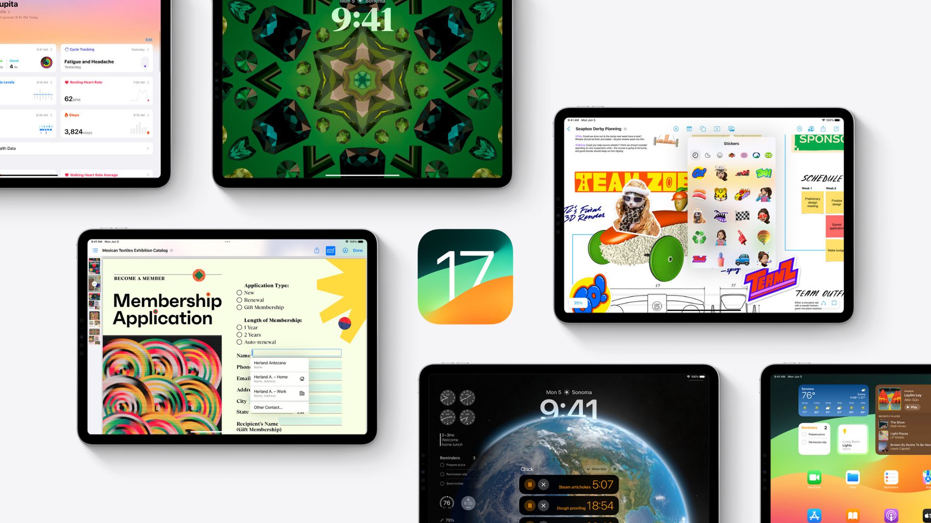 Apple Previews iPadOS 17