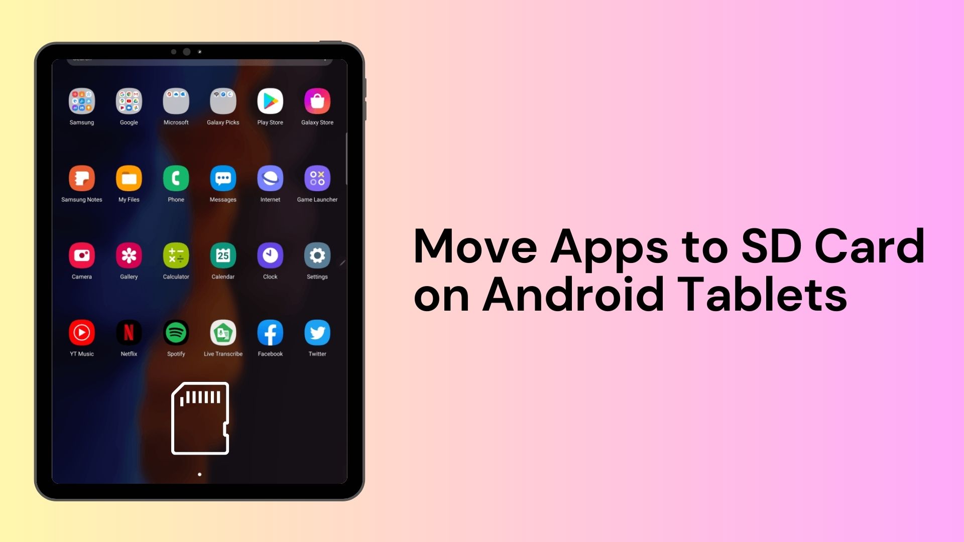 Move Apps to SD Card on Android Tablets