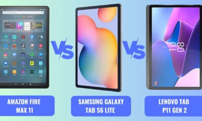 Amazon Fire Max 11 vs Samsung Galaxy Tab S6 Lite vs Lenovo P11 Gen 2 Comparison