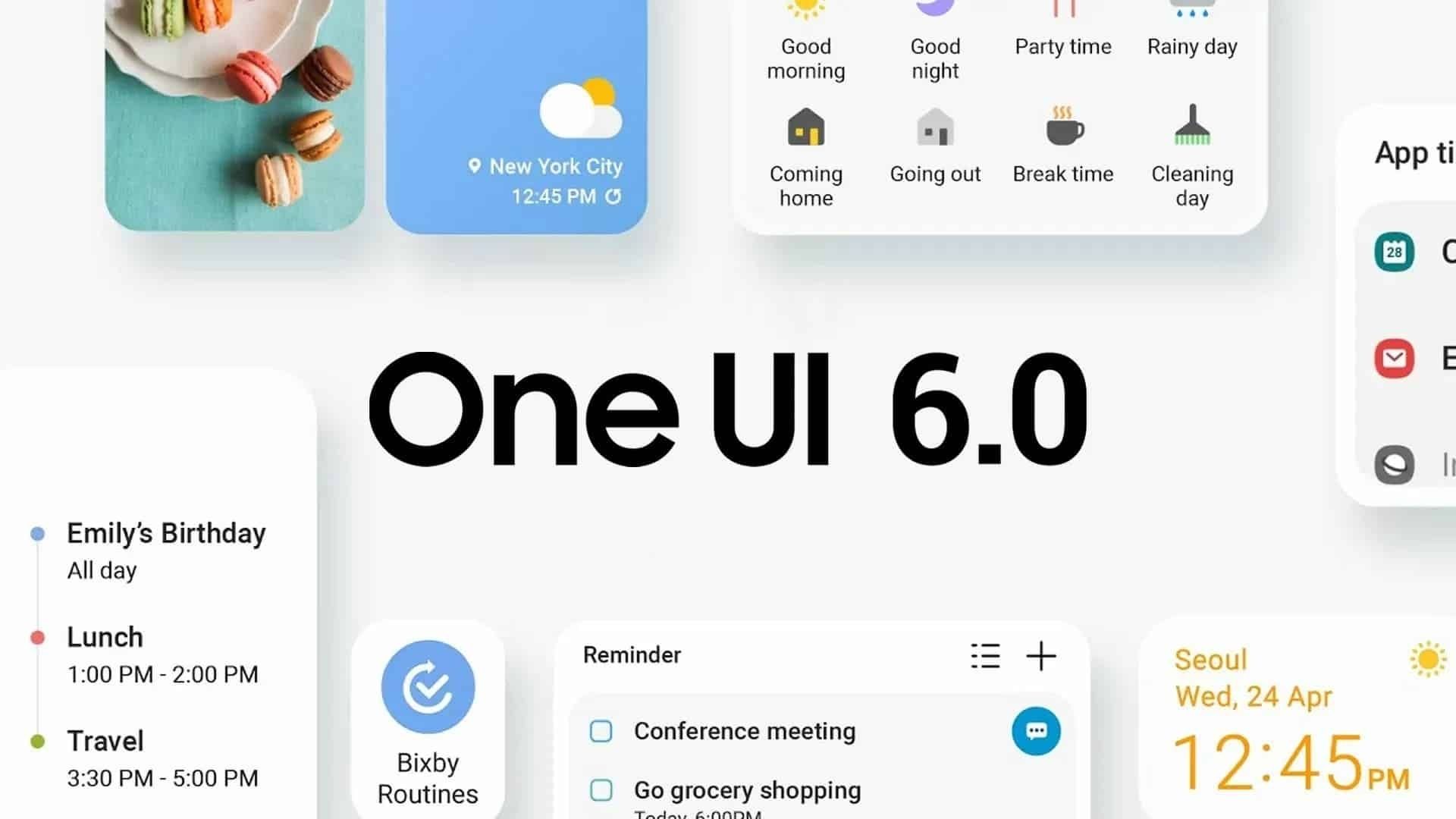 One UI 6 update for Galaxy tablets