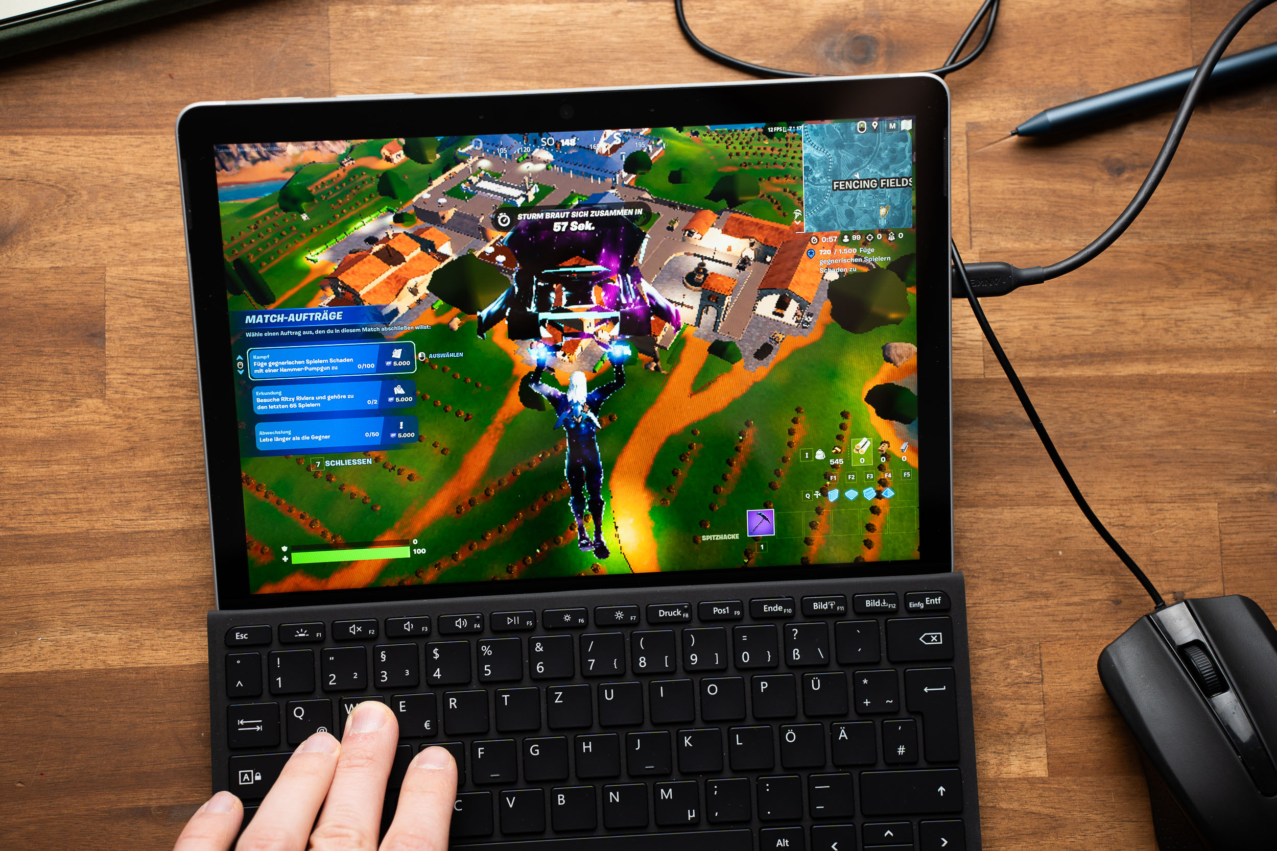 Microsoft Surface Go 4 with Fortnite