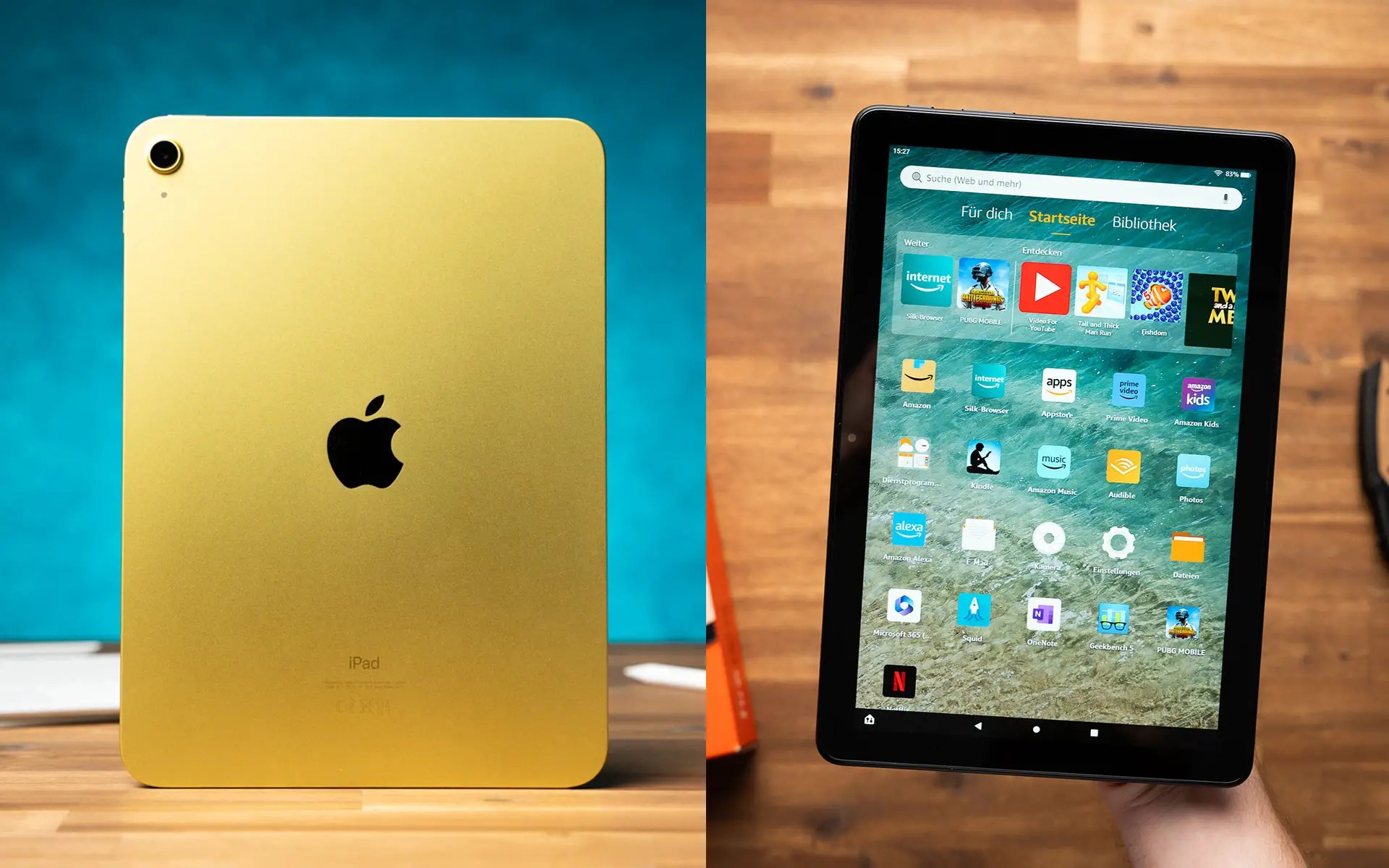 iPad vs amazon fire tablet